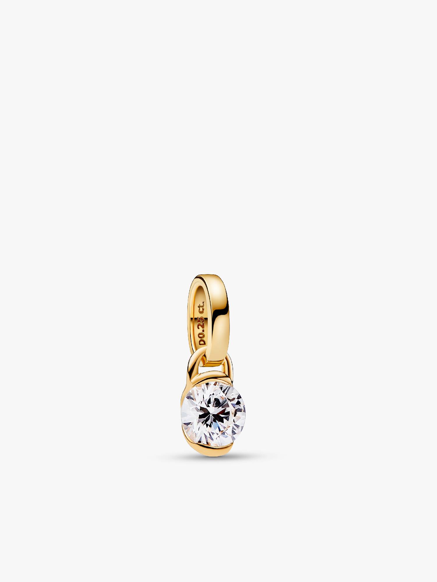 Pandora Talisman uendelighedsvedhæng i 14 kt. guld med laboratorieskabt diamant