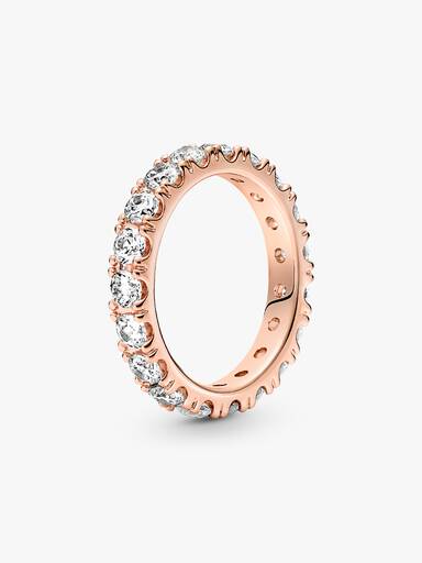 Funklende Række Eternity Ring
