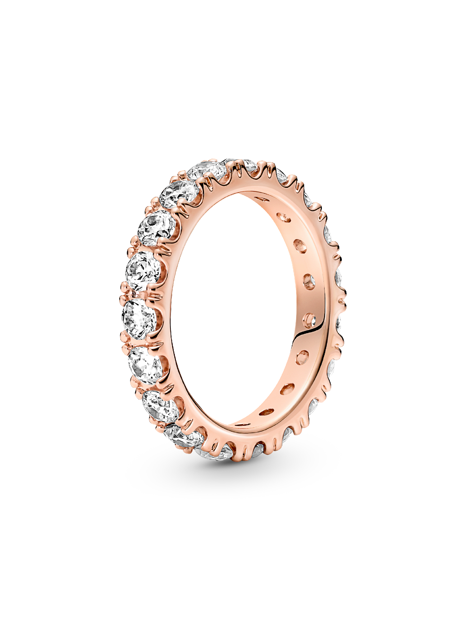 Funklende Række Eternity Ring