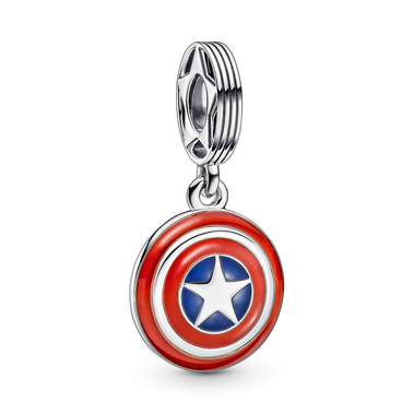 Marvel The Avengers Captain Americas Skjold Charm med vedhæng