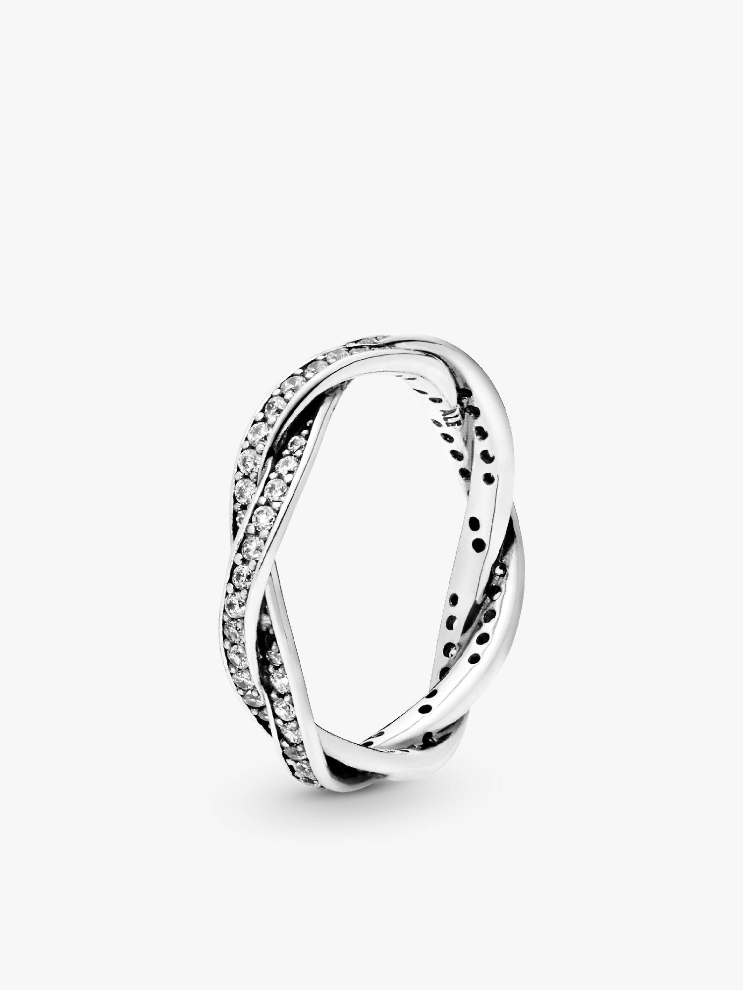 Funklende Snoede Linjer Ring