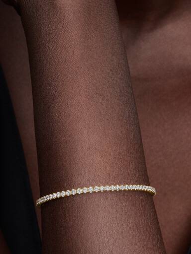 Funklende Tennisarmbånd
