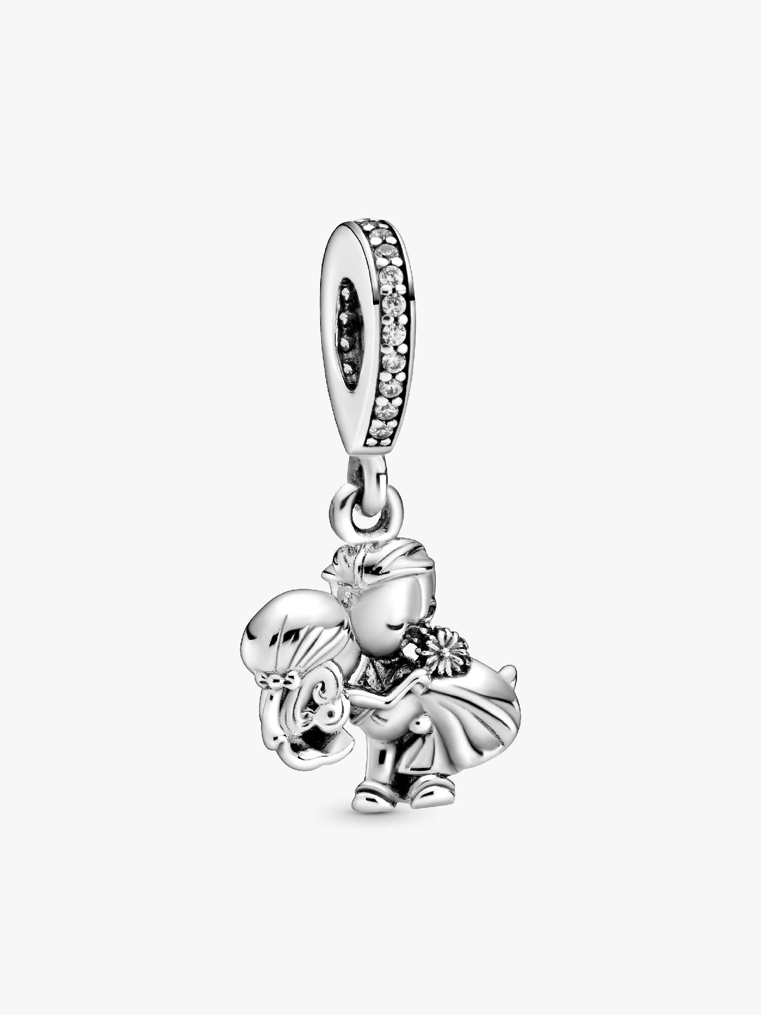 Nygift Par Charm med Vedhæng
