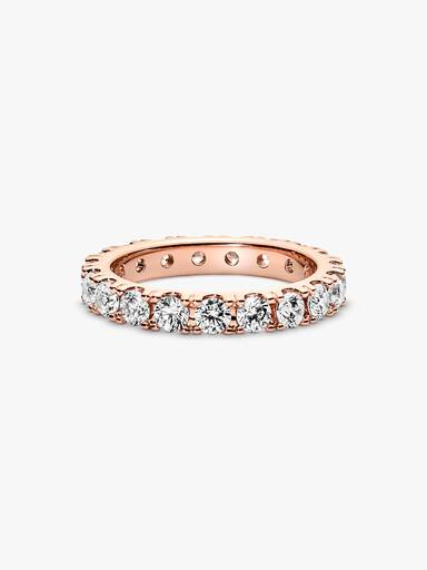 Funklende Række Eternity Ring