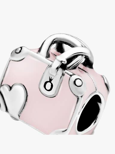 Lyserød Rejsetaske Charm