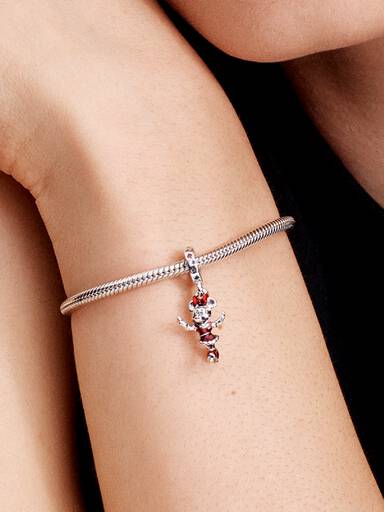 Minnie Mouse Skøjteløber Charm med Vedhæng