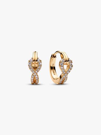 Pandora Infinite Pavé Creoler med laboratorieskabt diamant