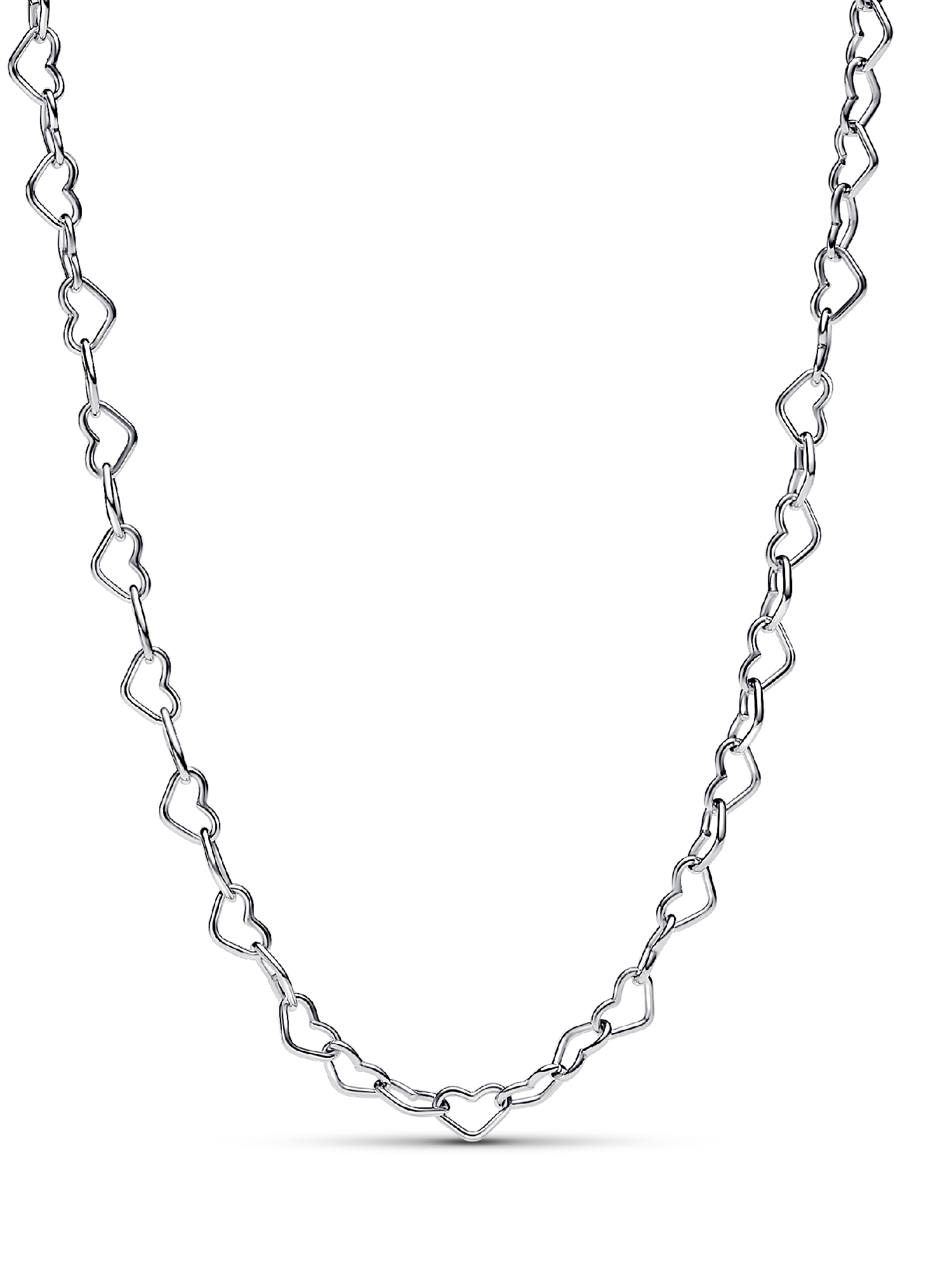 Forbundne hjerter collier halskæde