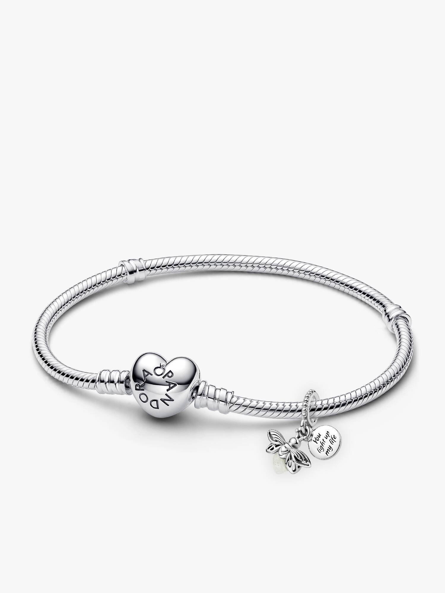 Ildflue-Charm & Armbånd Smykkesæt