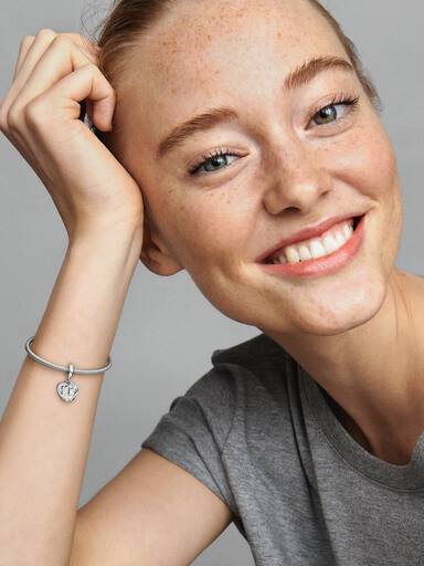 Katte & Hjerter Charm med vedhæng