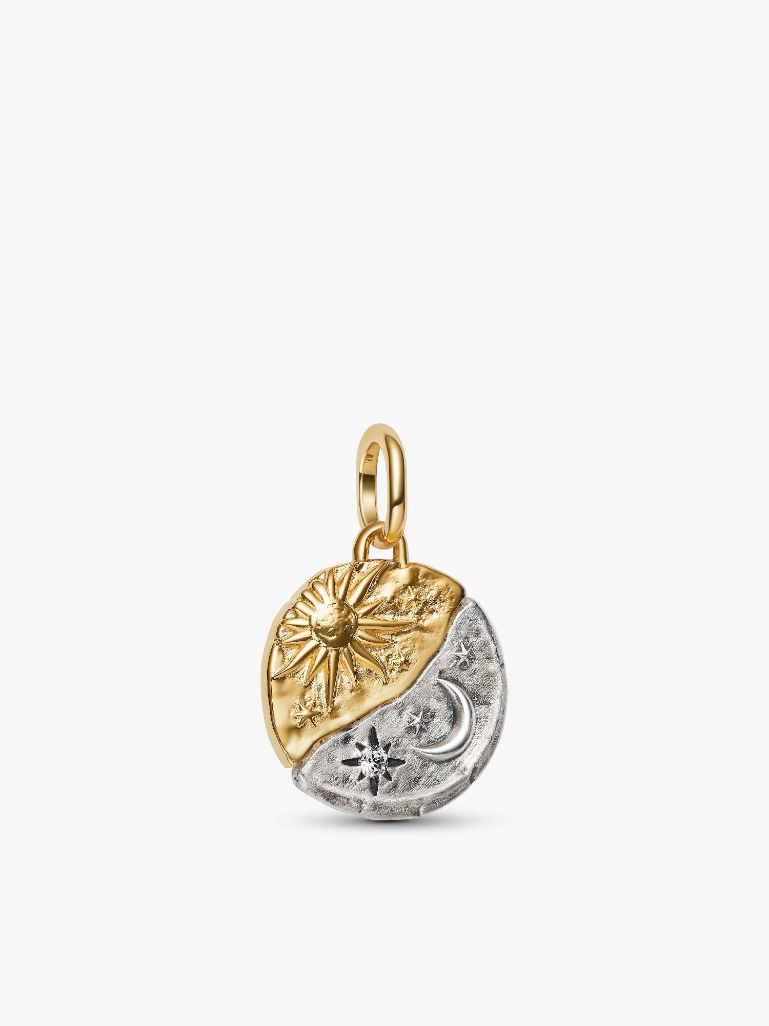 Sol og Måne Medaljoncharm