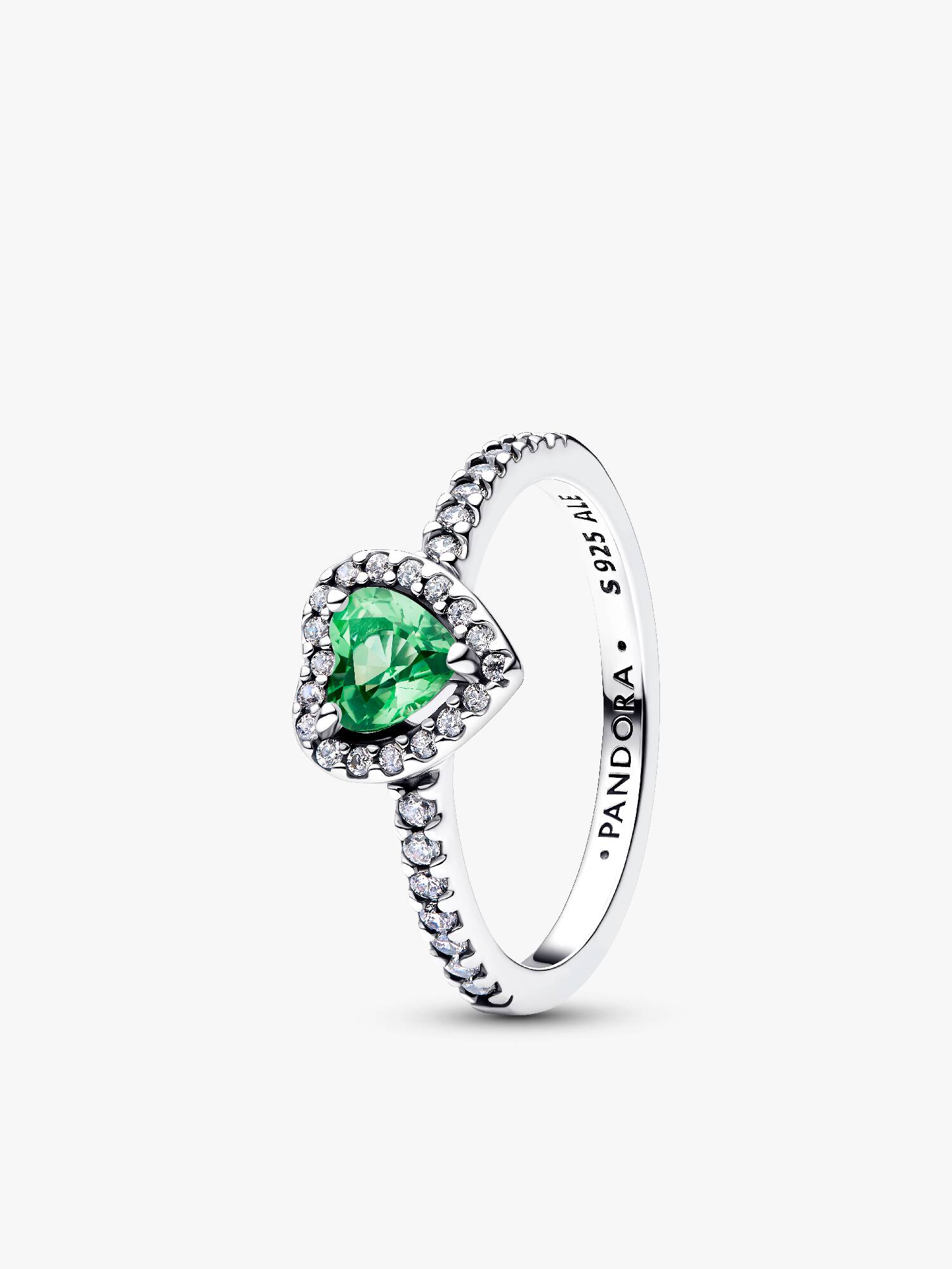 Fremhævet Mintgrøn Hjerte Ring