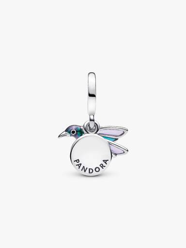 Kolibri Charm med dobbeltvedhæng