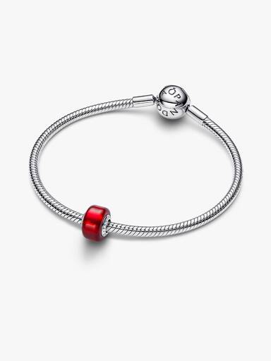 Rødt Muranoglas Charm