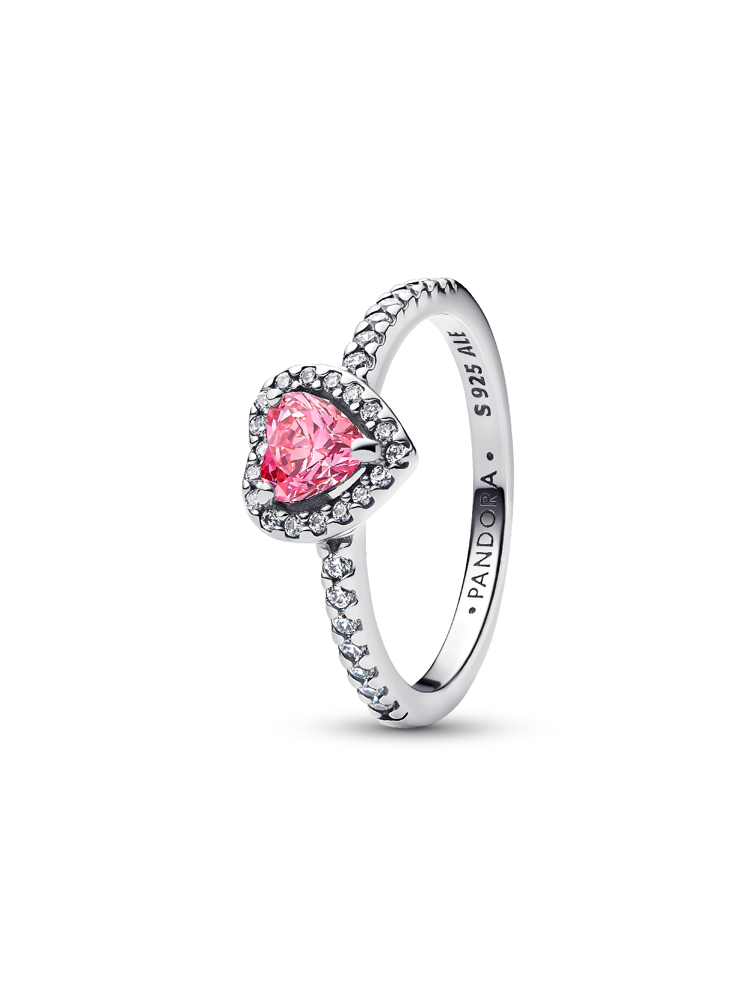 Fremhævet Pink Hjerte Ring