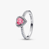 Fremhævet Pink Hjerte Ring Fremhævet Pink Hjerte Ring