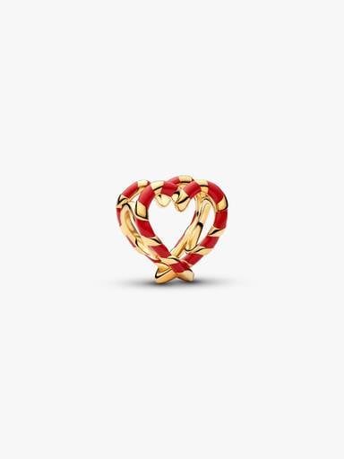 Sukkerstok Openwork Hjerte Charm