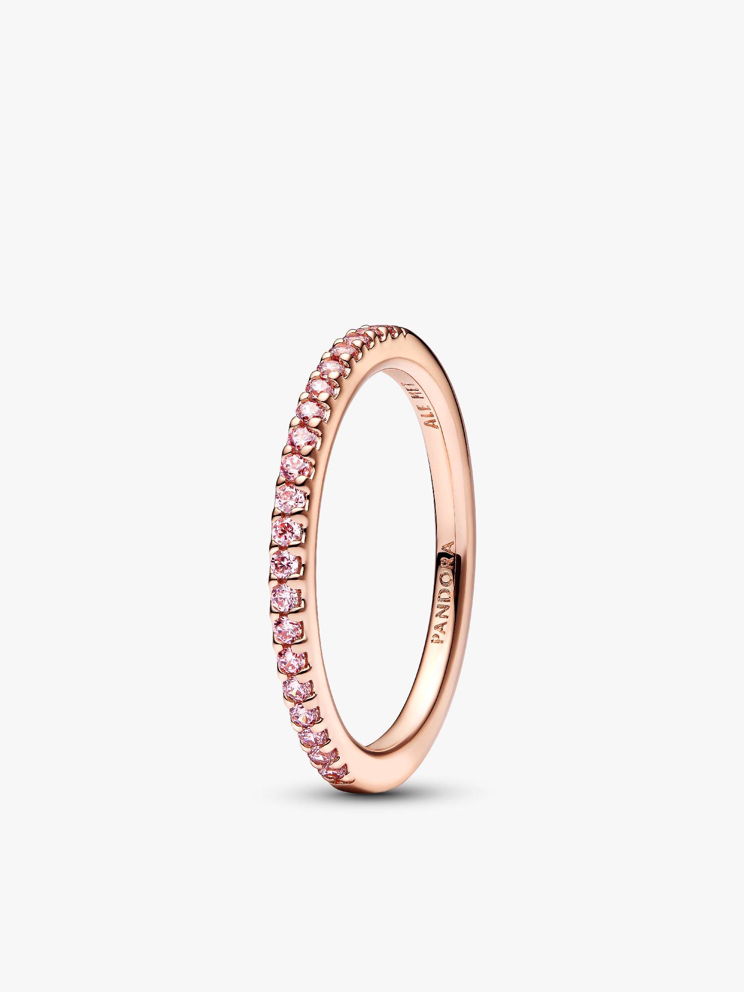 Funklende Pink Båndring
