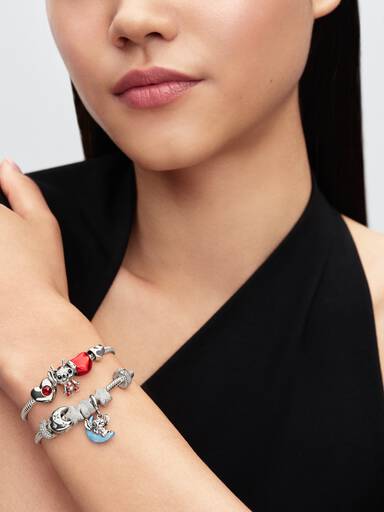 Disney Stitch Selvlysende Måne Charm med vedhæng