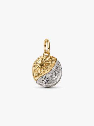 Sol og Måne Medaljoncharm