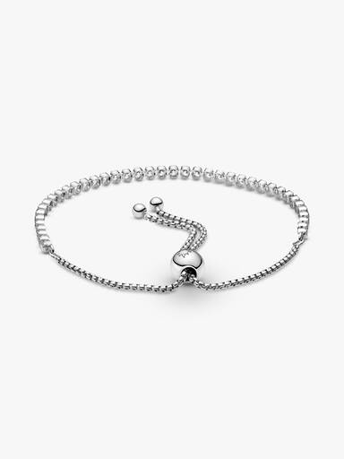 Funklende Slider Tennisarmbånd
