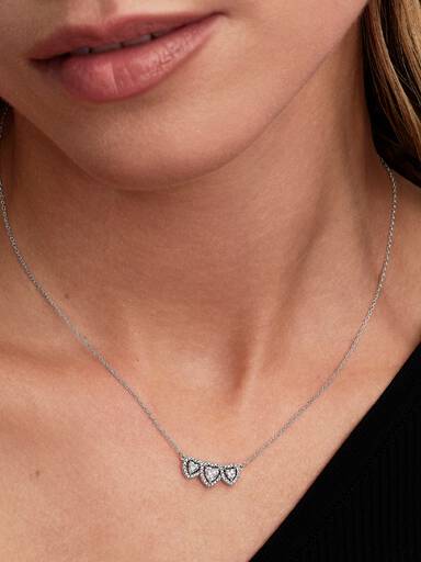 Halo Hjerte Trilogi Collier-Halskæde