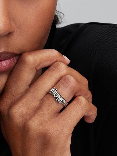 MUM Bogstaver Delbar Ring