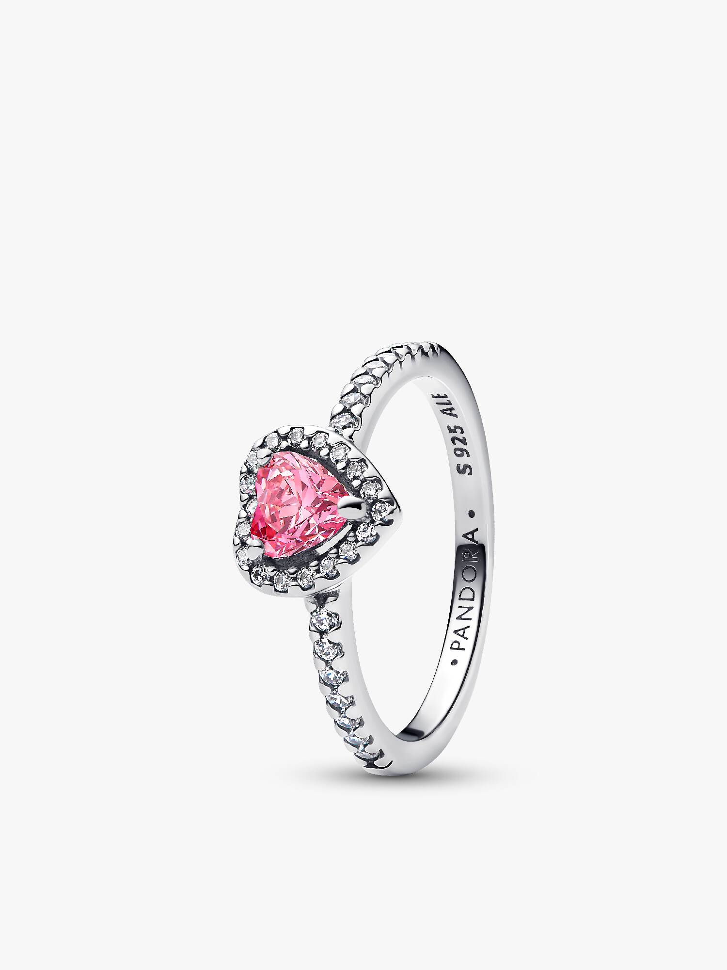 Fremhævet Pink Hjerte Ring