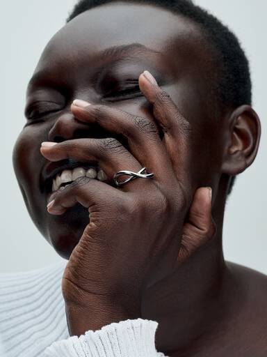 Organisk Formet Uendelighedsring