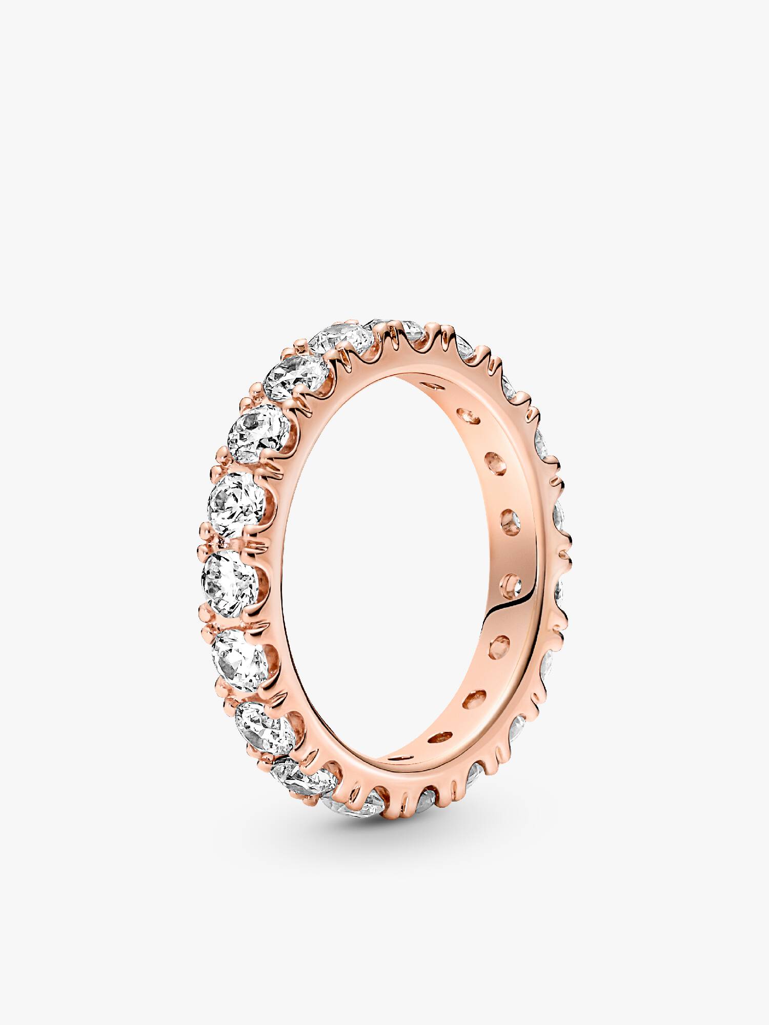 Funklende Række Eternity Ring