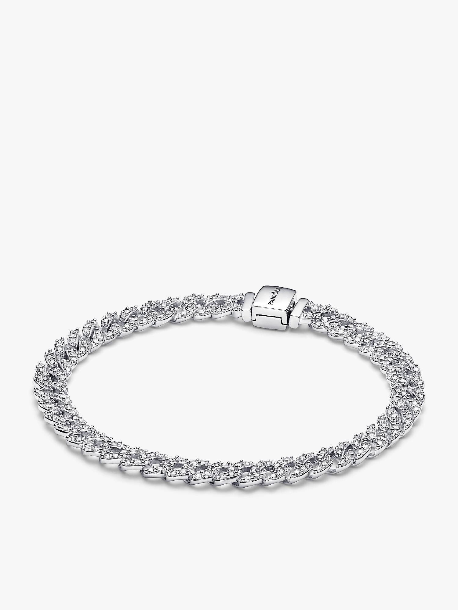 Pandora Timeless Pavé Cubansk Kædearmbånd