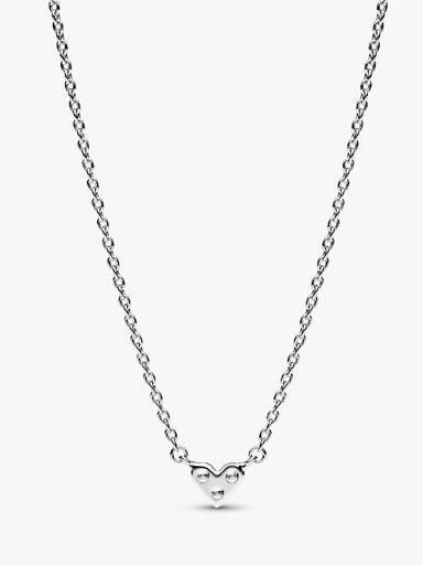 Tredobbelt Stenhjerte Collier-Halskæde