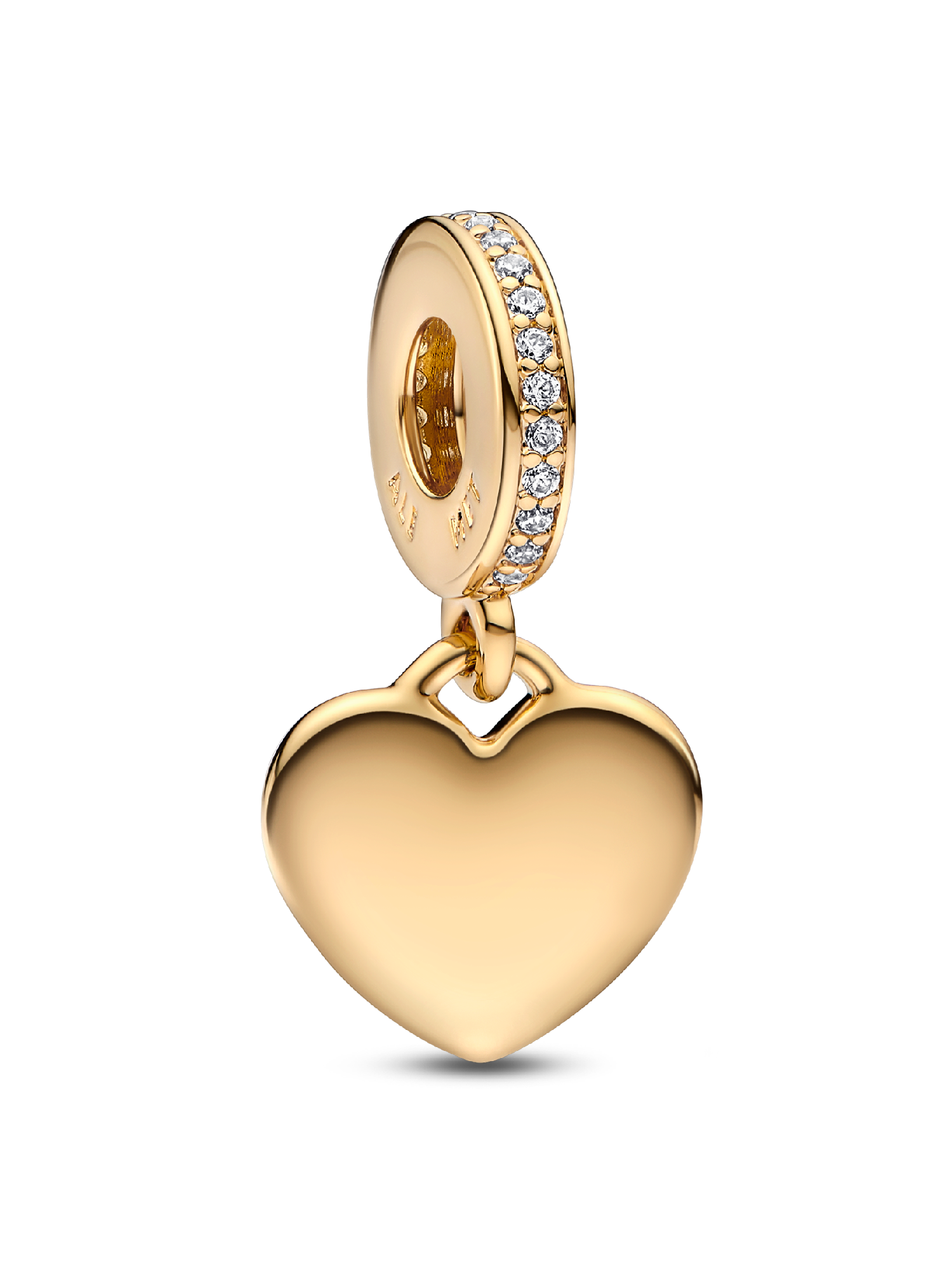 Hjerteformet charm