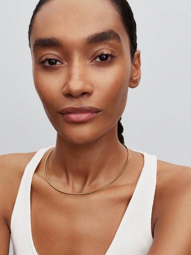 Rørformet Choker Halskæde