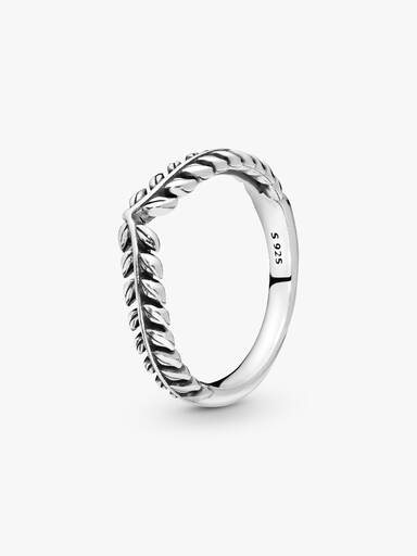 Hvedeaks Wishbone Ring