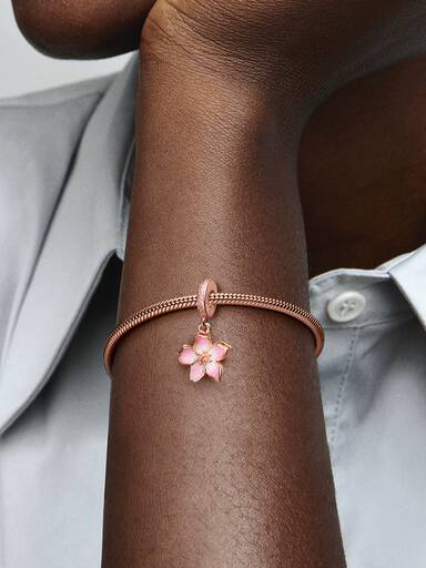 Kirsebærblomst Charm med vedhæng