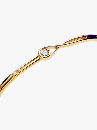 Pandora Infinite armring i 14 kt. guld med laboratorieskabt diamant