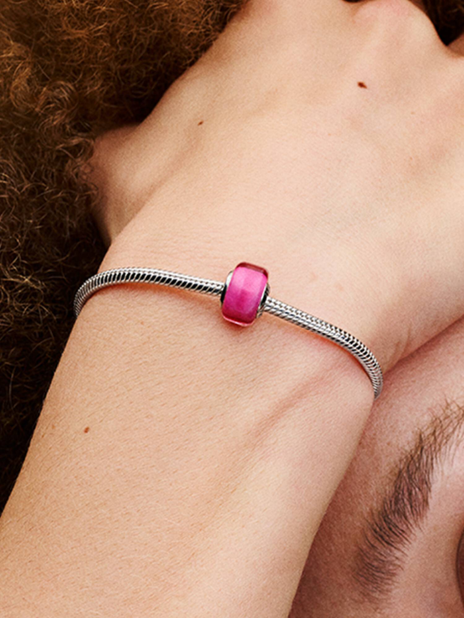 Pink Muranoglas Minicharm