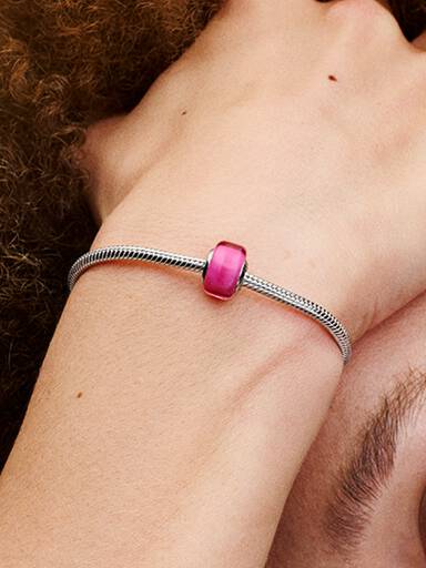 Pink Muranoglas Minicharm