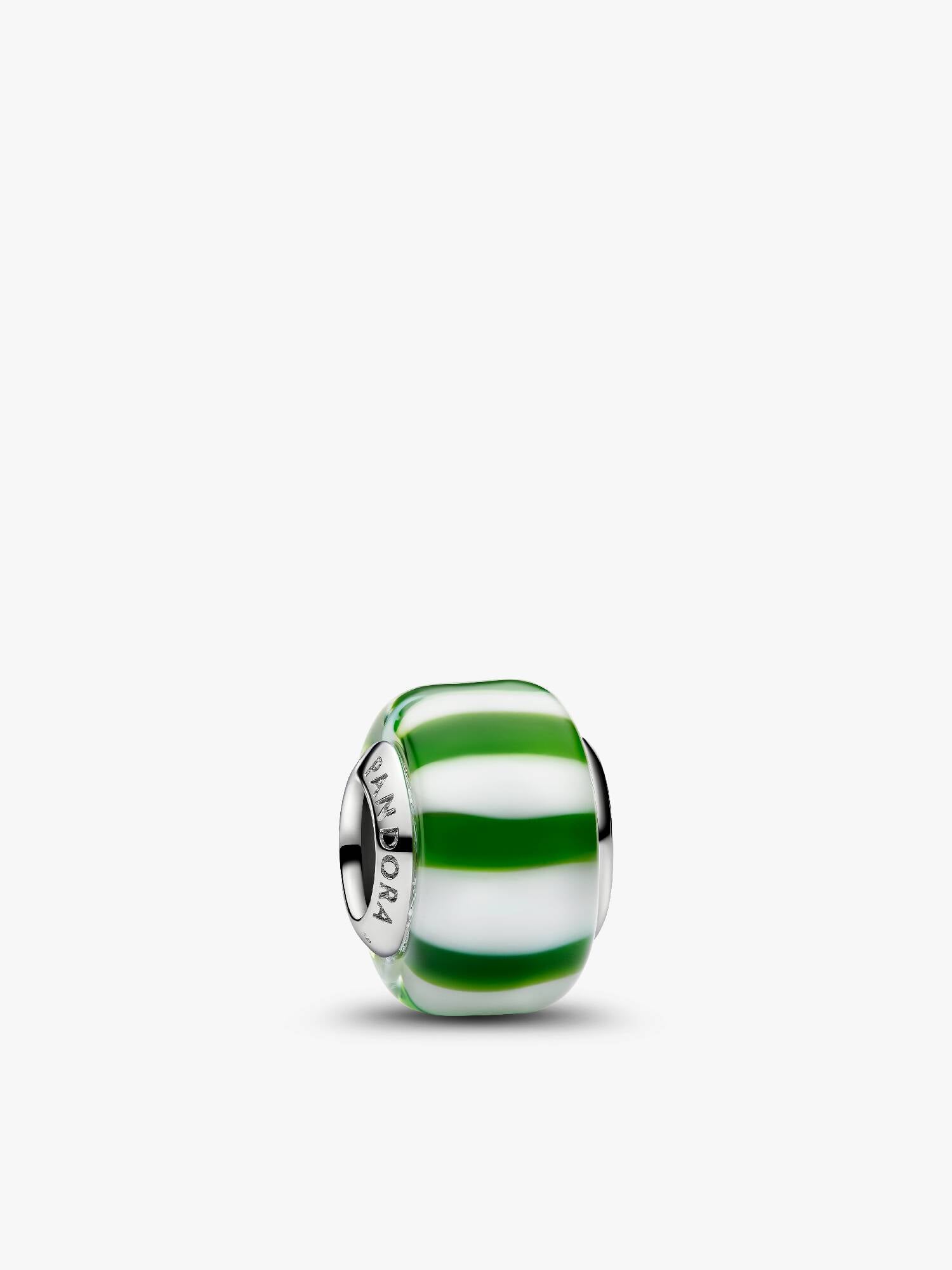 Grøn Pebermynte Muranoglas Charm 