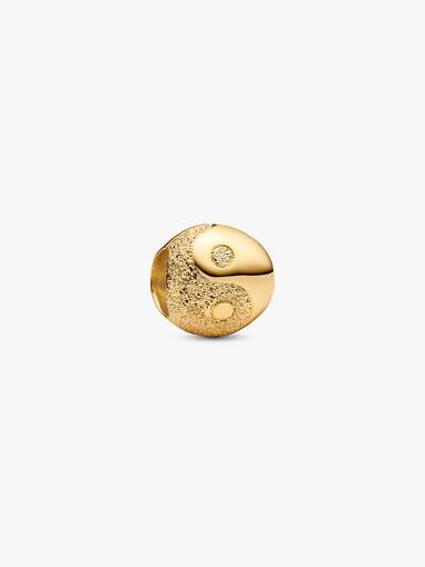 Tekstureret Yin og Yang Minicharm
