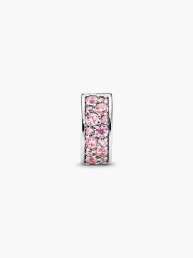 Pink Pavé Klemmeledscharm