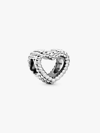 Åbent Kuglehjerte Charm