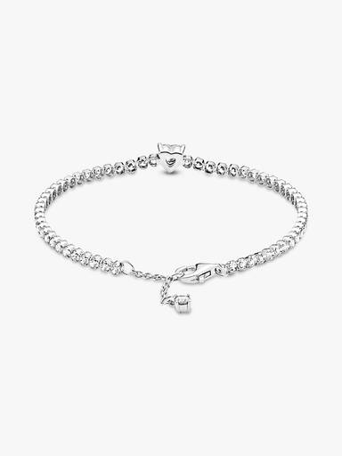 Funklende Hjerte Tennisarmbånd