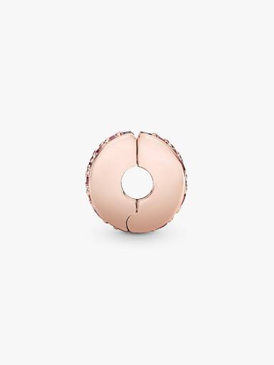 Pink Pavé Clip Charm