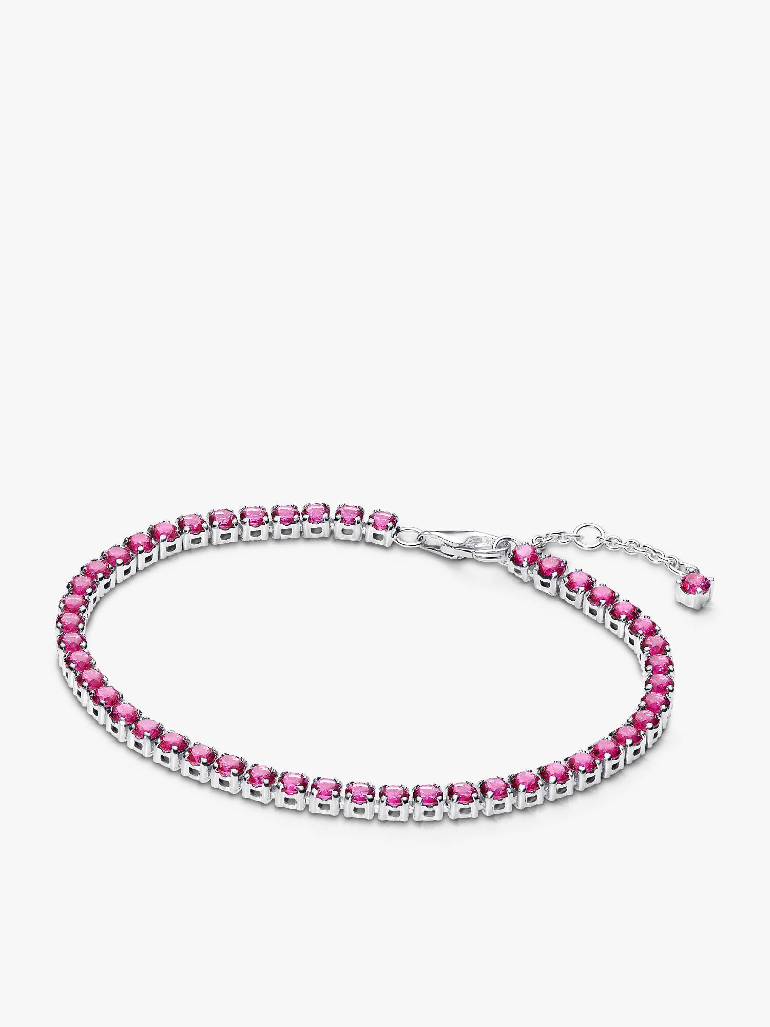 Funklende Pink Tennisarmbånd