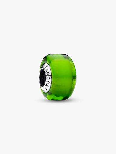 Grønt Muranoglas Minicharm