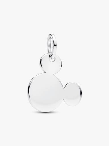 Disney Mickey Mouse Charm med vedhæng til indgravering