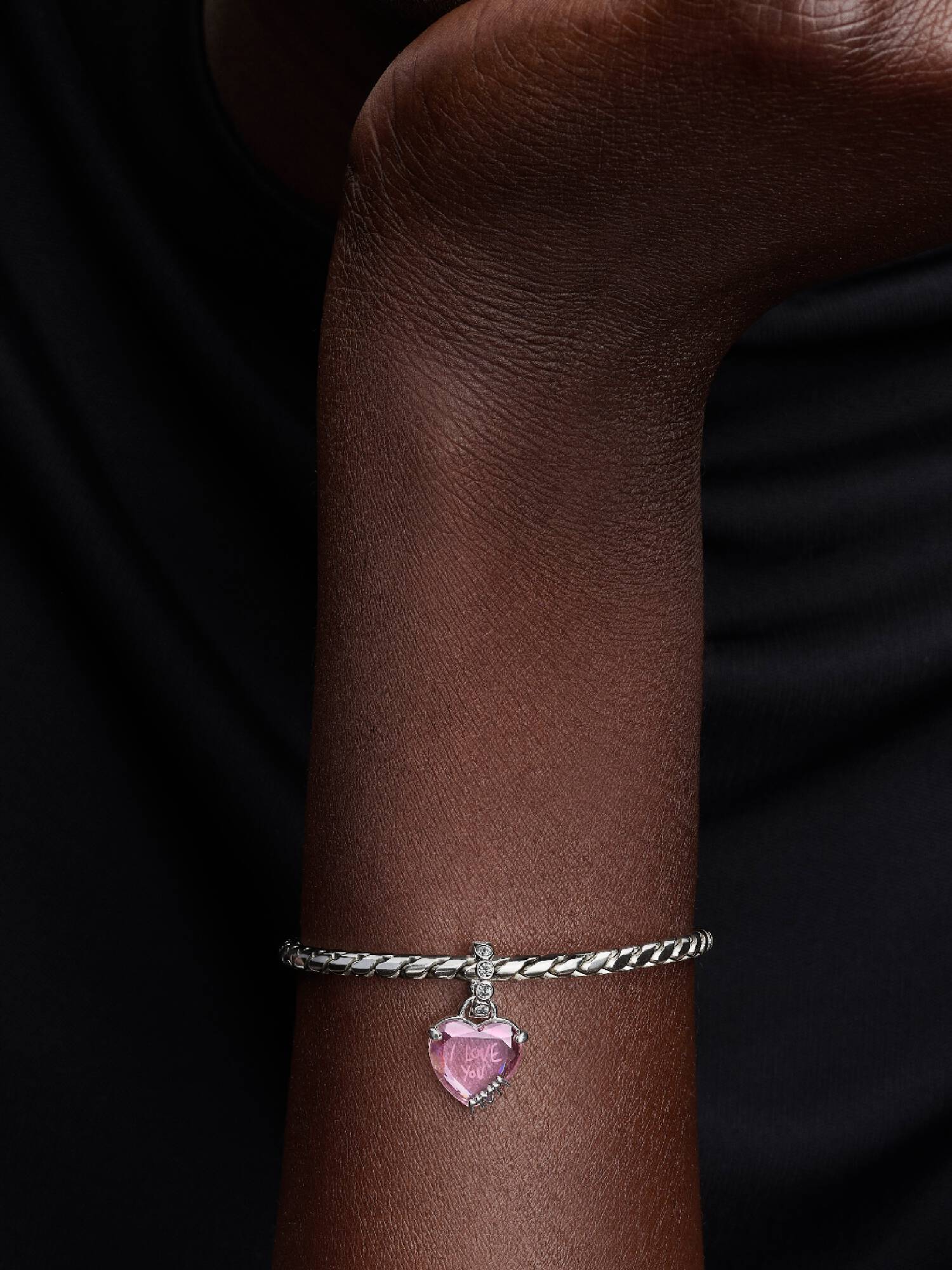 I Love You Mom Charm med vedhæng 