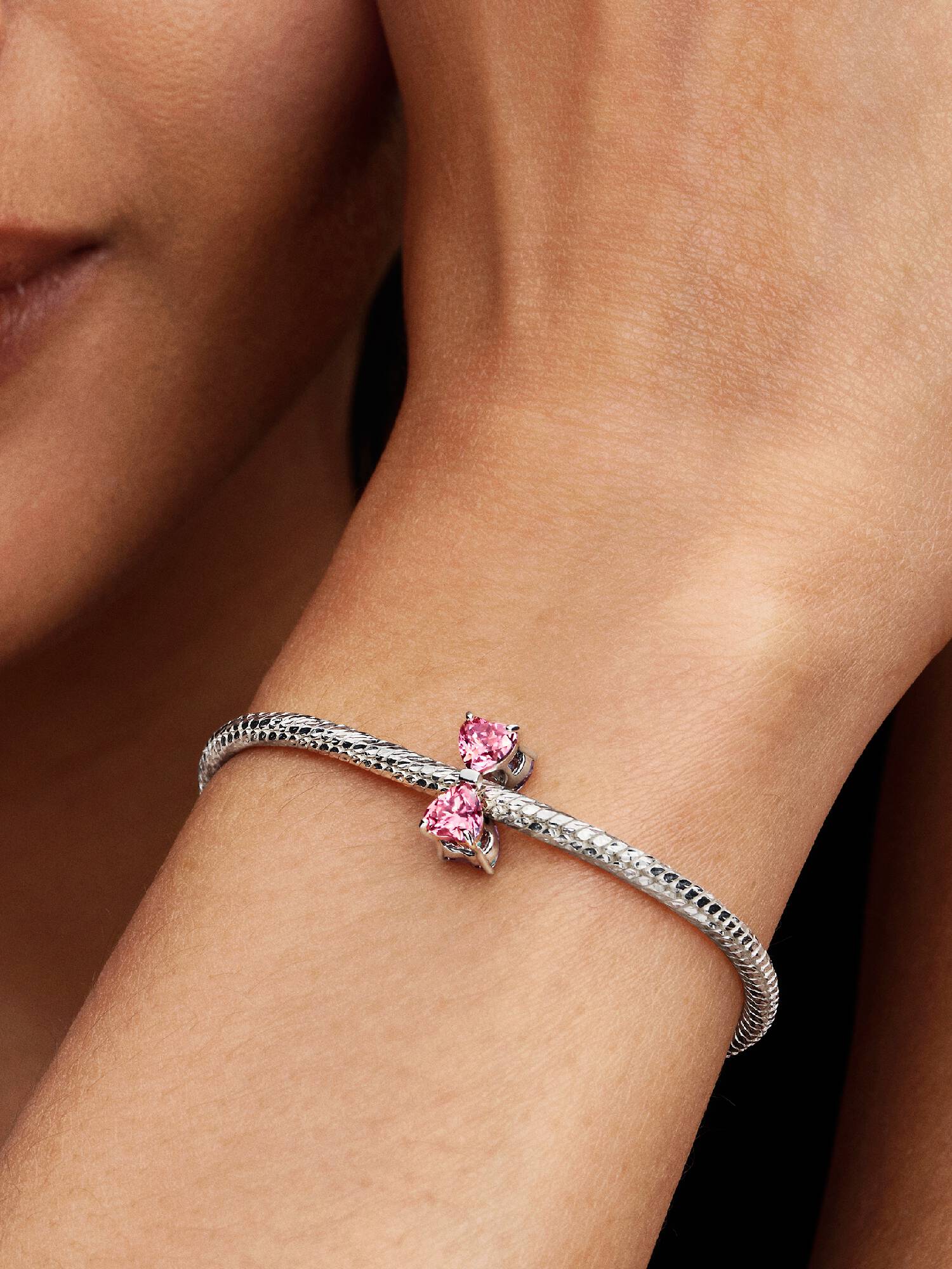 Pink Sløjfe Charm